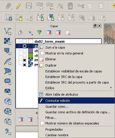 Conmutar edición